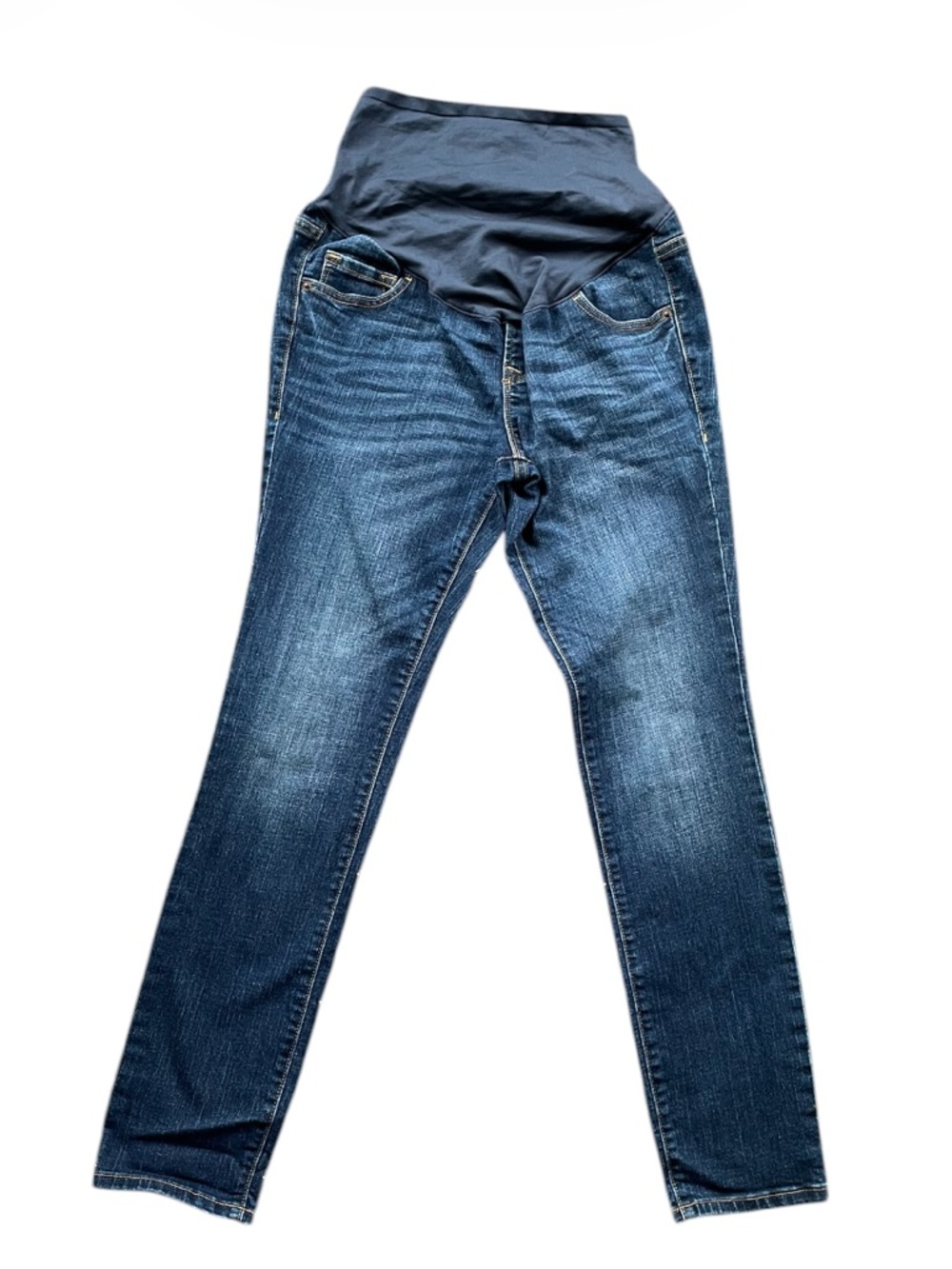 Old Navy maternity  blue jeans size 6 full panel skinny fit